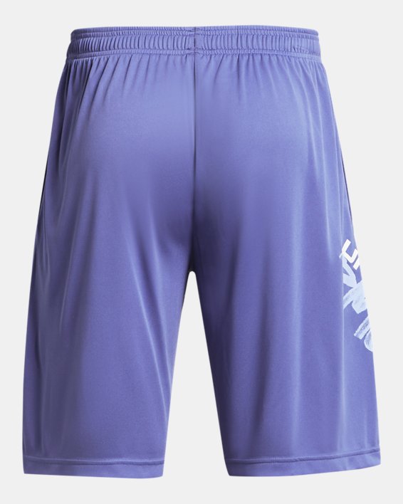 Men's UA Tech™ Wordmark Shorts in Purple image number 5